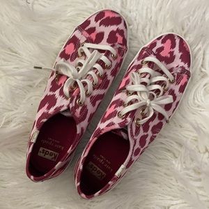 kate spade keds pink leopard